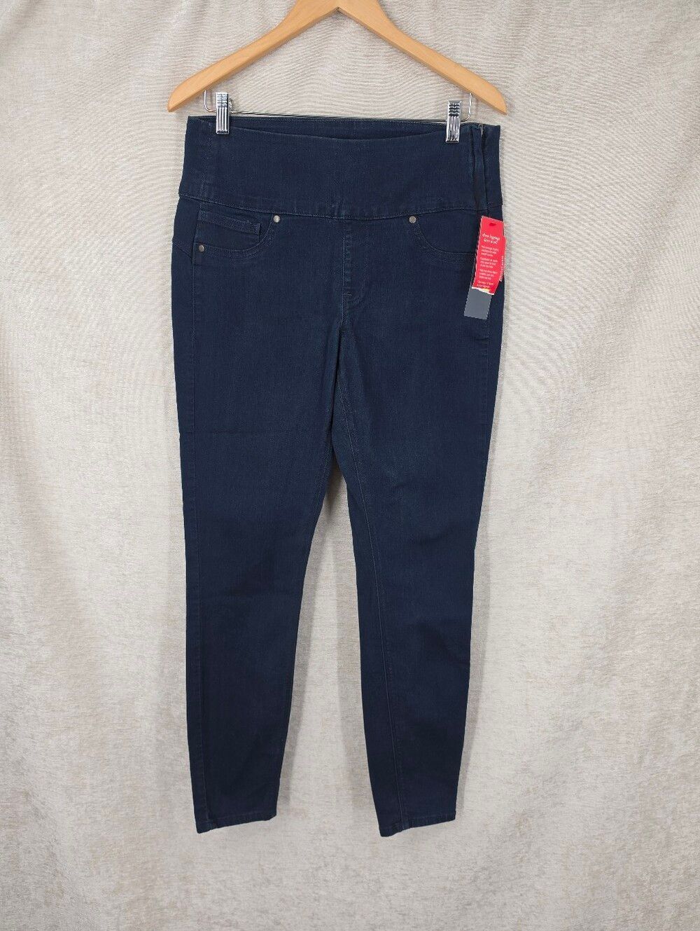 Spanx Alexia High-Rise Dark Indigo Wash Blue Stretch Jeans Jeggings Leggings NEW
